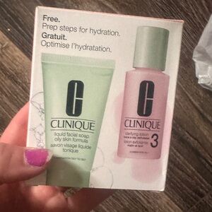 Clinique 2 Step Hydration Trial. Combination/oily skin